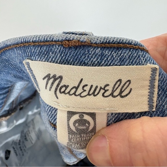 Madewell The Perfect Vintage Jean with Raw Hem Size 33 - Picture 4 of 7